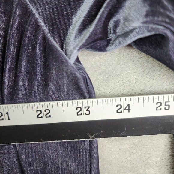 Womens Vintage Velvet Amanda Smith Shirt Button-Up Stretch Long Sleeve Size XL - Picture 10 of 12